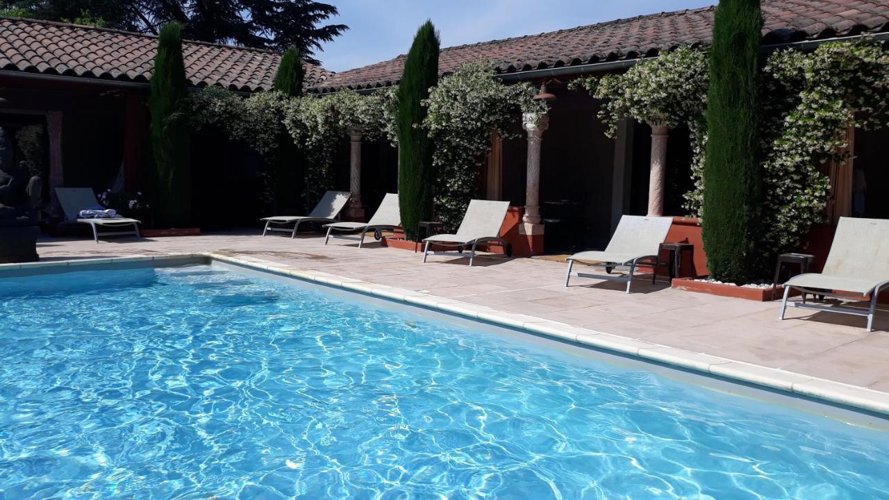 Couleurs Du Sud Bed & Breakfast Vallon-Pont-d'Arc Bagian luar foto